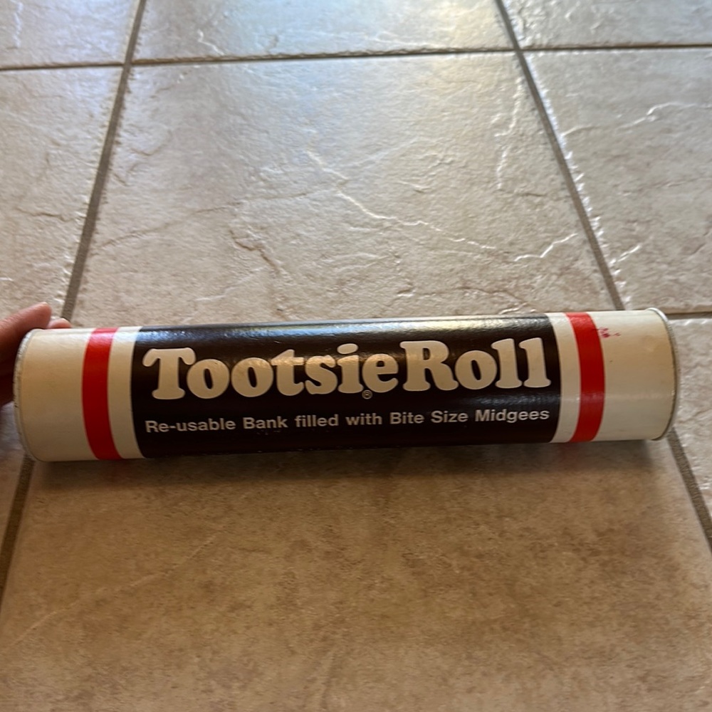 Tootsie Roll Vintage coin Bank Piggy Bank